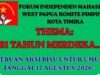 MASSA AKSI BISU FIM WP DI BUBARKAN DAN DI TANGKAP